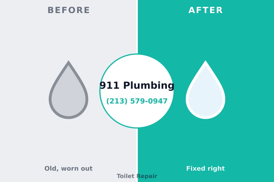 Before and after: plumbing company Haymarket, VA